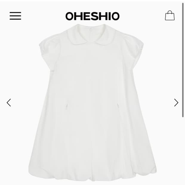 오헤시오 BALLOON MINI DRESS