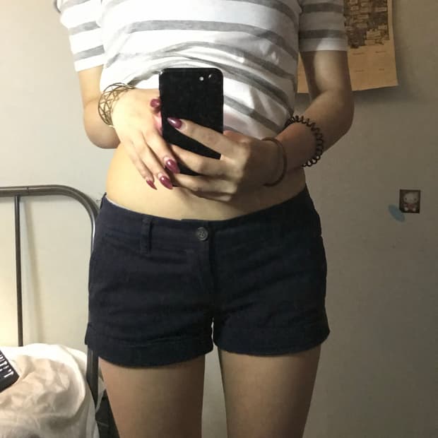 Abercrombie 아베크롬비 로우 핫팬츠
