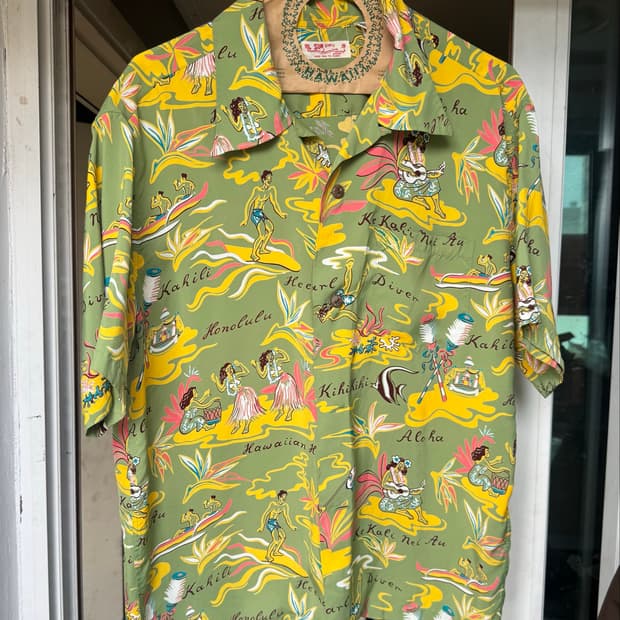 SUN SURF 하와이안 셔츠