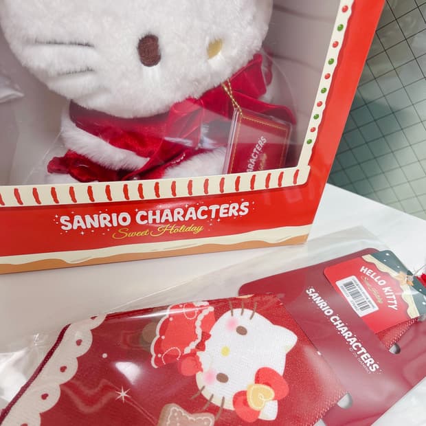 산리오 팝업 키티 인형+핸드타올