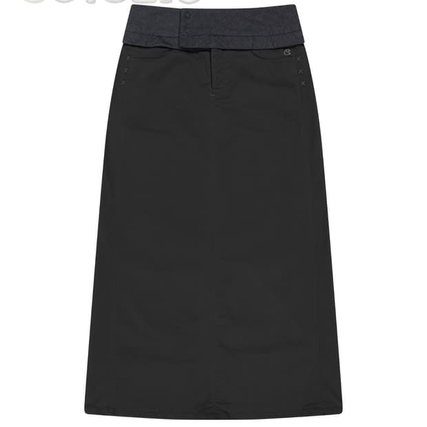 코이세이오 새제품 WAIST PANEL SKIRT CHARCOAL