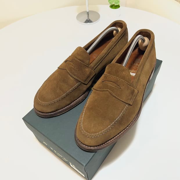 알든 6243 스너프 스웨이드 로퍼 9E 사이즈