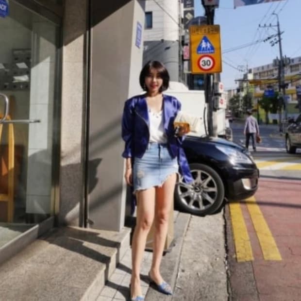 갸루Y2K스커트