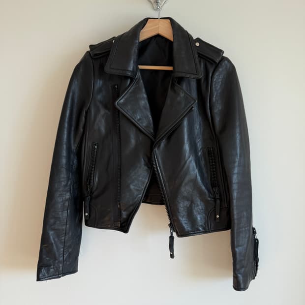 Pre owned 라이더 레더 자켓