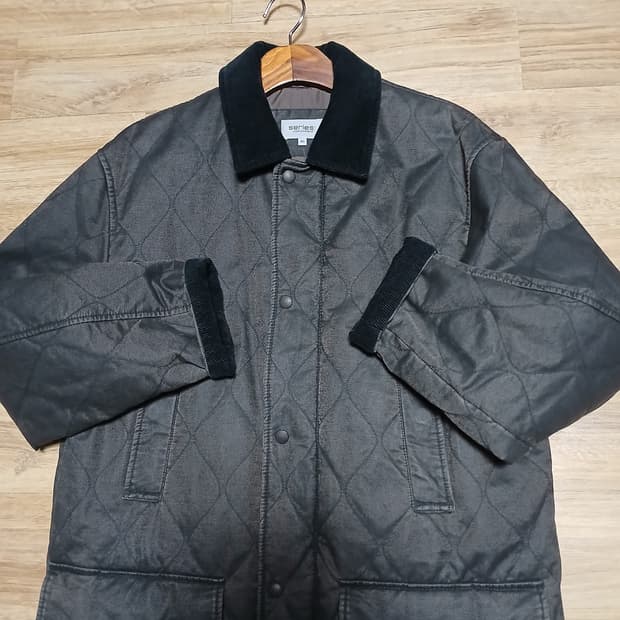 series 시리즈 피그먼트 코팅 퀄팅 코트 자켓 점퍼