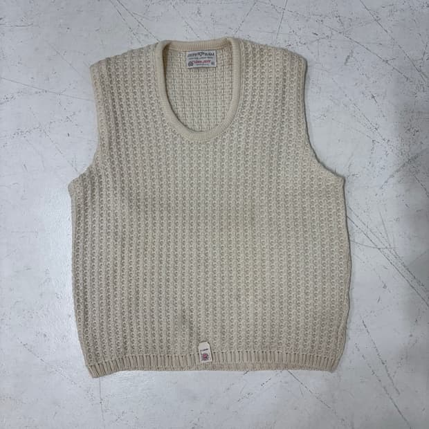 70-80’s Lord Jeff Virgin Wool Knit Vest