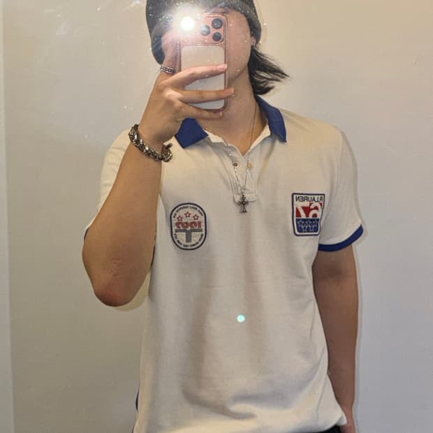 폴로 y2k 와펜 pk티