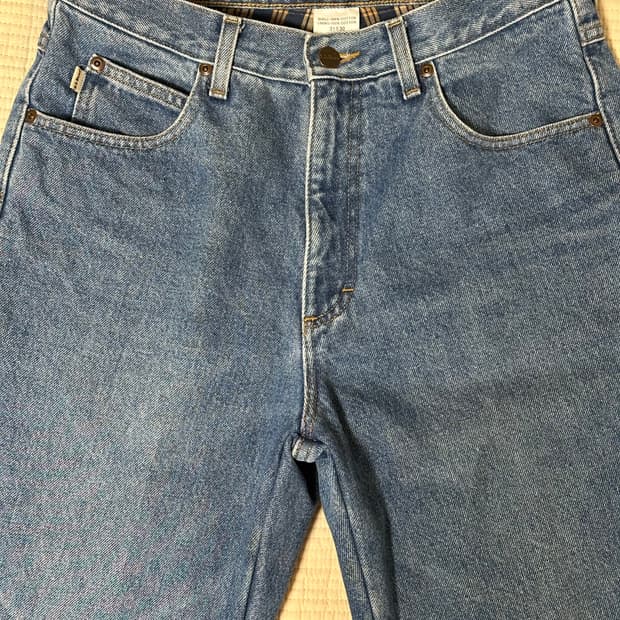 Classic fit jeans, cotton flannel lined