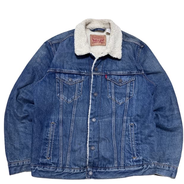리바이스 쉐르파 양털 데님 자켓
