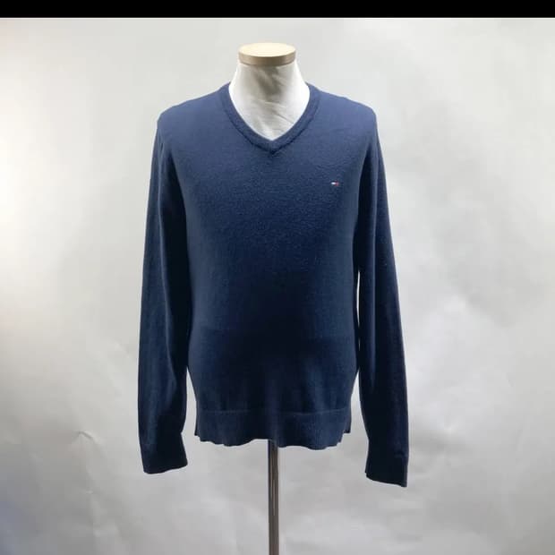 타미힐피거 남성면캐시미어니트 네이비 M 영구제