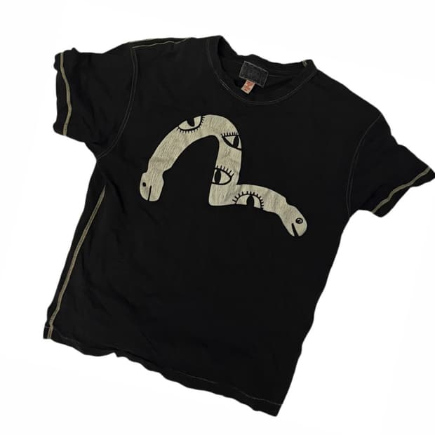 evisu japan snake logo 반팔 