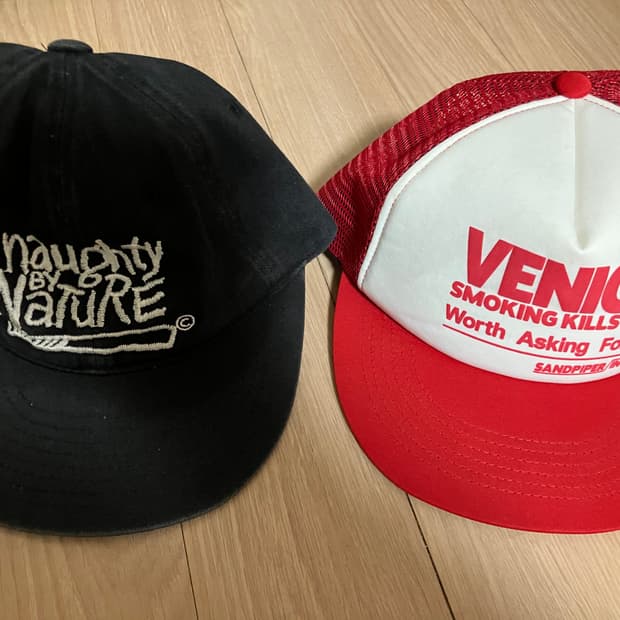 [2개가격] 도넛리벤지 너티바이네이처 6패널캡, 샌드파이퍼 트러커캡