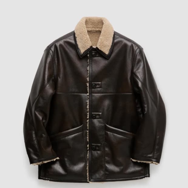 [세일]쿠어 리버시블 시어링 자켓 L 세제품