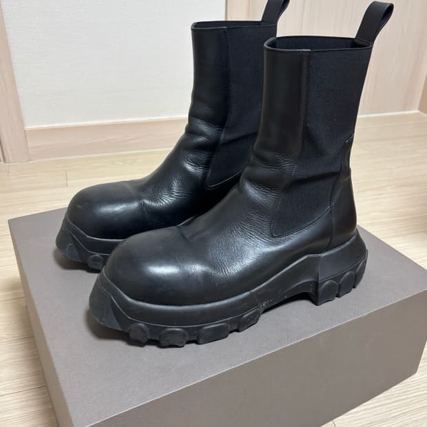 릭오웬스 보조 트랙터 부츠