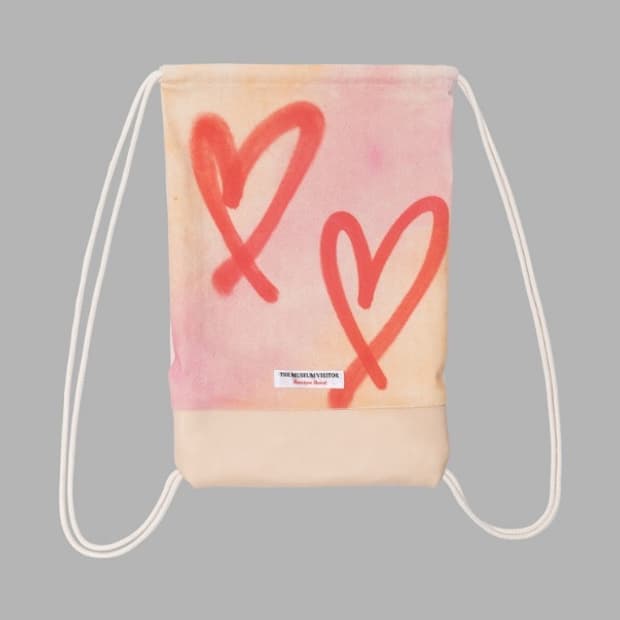 더뮤지엄비지터 Heart Sprayed Dust Bag 하트 더스트백