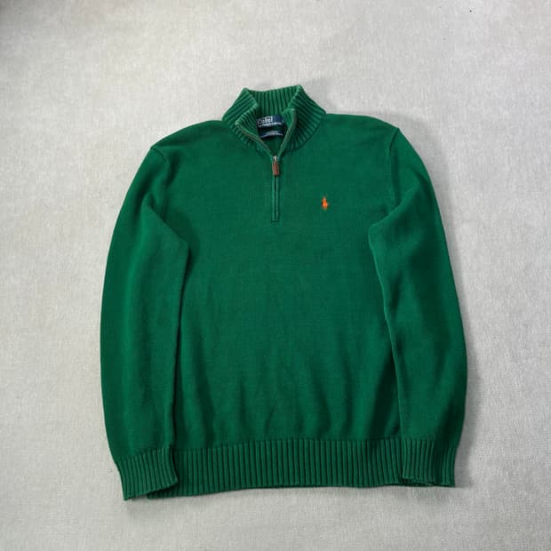 100 폴로랄프로렌 반집업 니트 