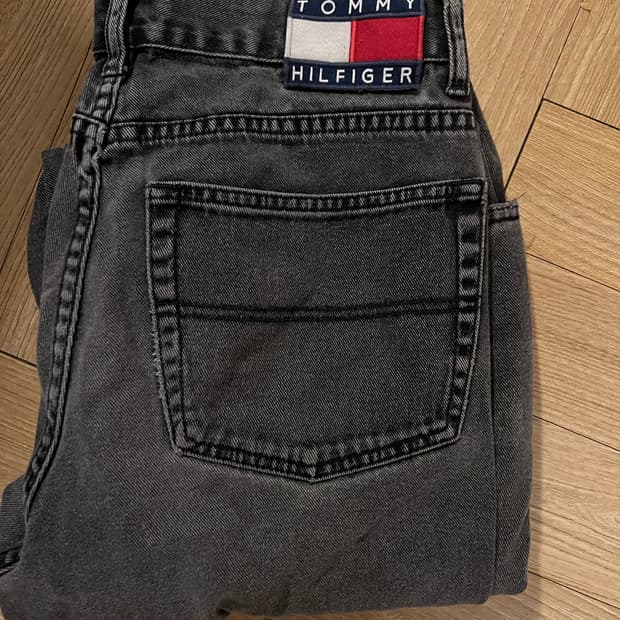 토미 힐피거 사이드라인 빈티지 데님