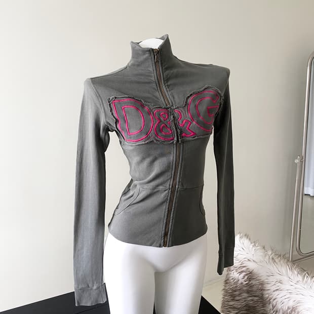 돌체앤가바나 하이넥 집업