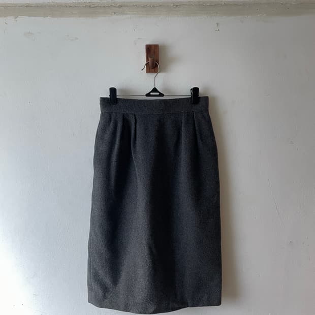 80-90's Vintage Christian Dior Wool 스커트