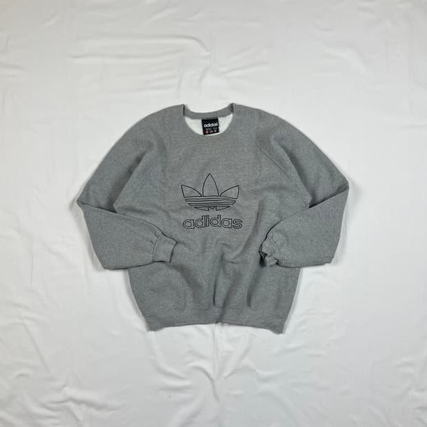 90‘s 아디다스 adidas 빅로고 맨투맨