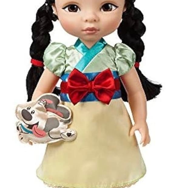 새상품)디즈니에니메이터 뮬란 베이비 돌 40센티