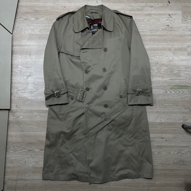 런던포그 안감내피 더블 트렌치 맥코트 [카키] L/100