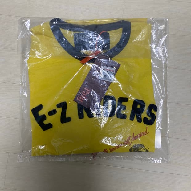 마지막 가격)팔리할리우드 E-Z RIDERS 링거티 반팔 티셔츠