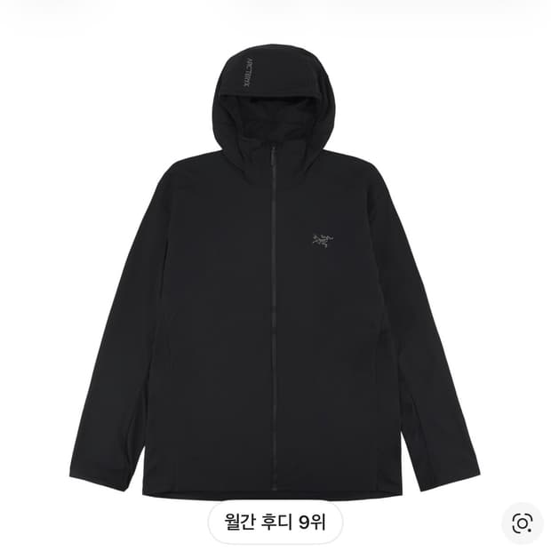 아크테릭스 SL 아톰 블랙 후디 L