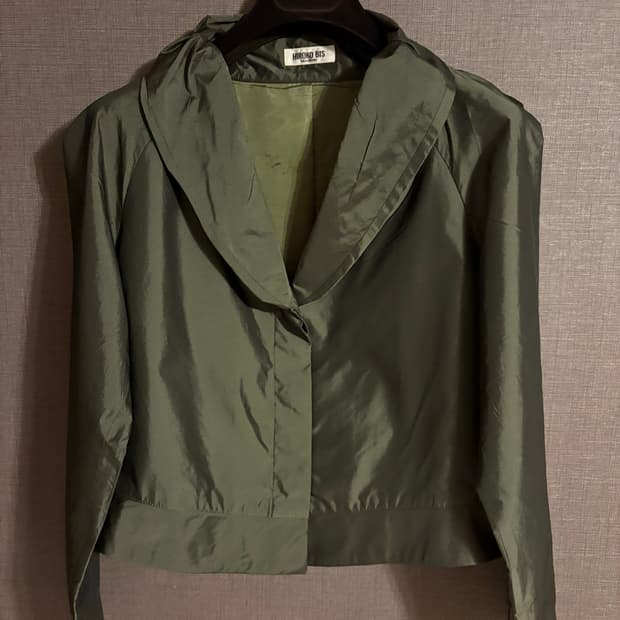 HIROKO BIS 올리브색 크롭 자켓 Japan