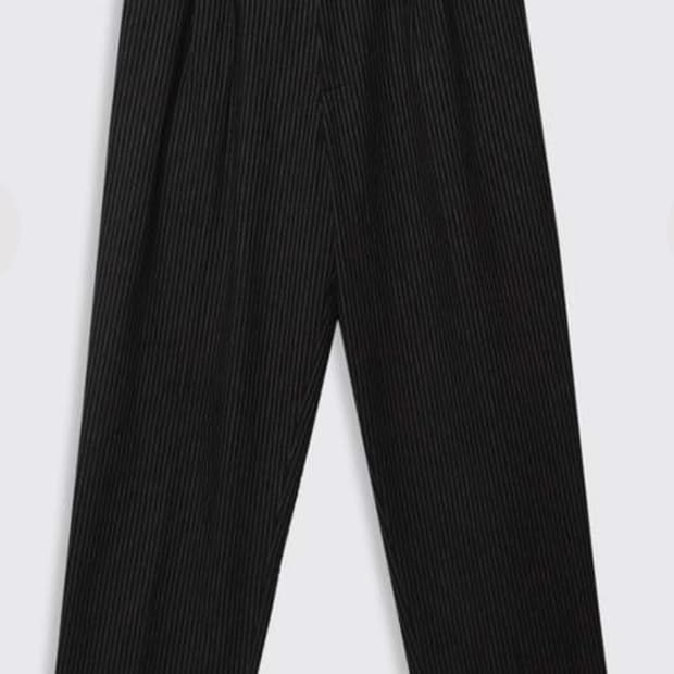 mfpen 엠에프펜 Classic Trouser 블랙 핀스트라이프 슬랙스