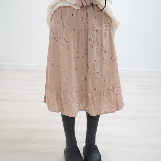 Grape fruit punching skirt