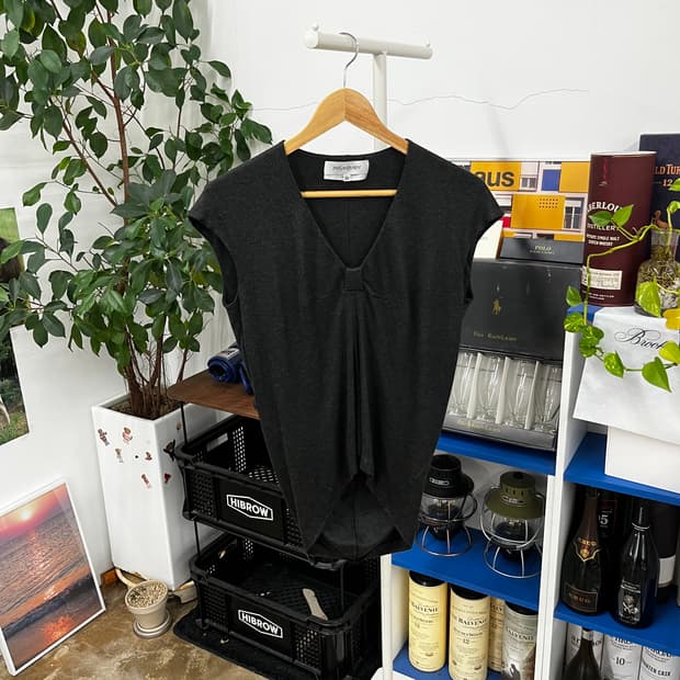 입생로랑 비스코스 슬리브리스 36