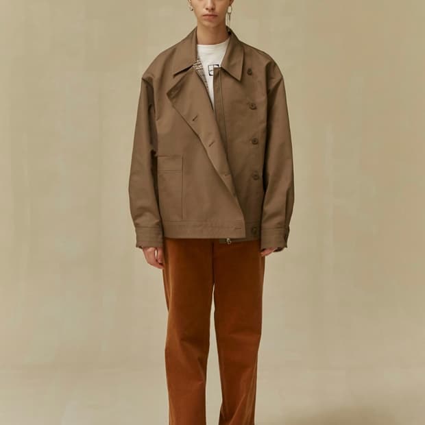 로우클래식 언발란스 오픈 자켓 unbalance open jacket