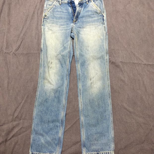 Distressed & Dirtied Painter Denim