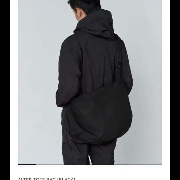 san san gear alter tote bag(black)