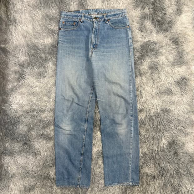 90s Levi’s usa 510 스트레이트 데님 연청