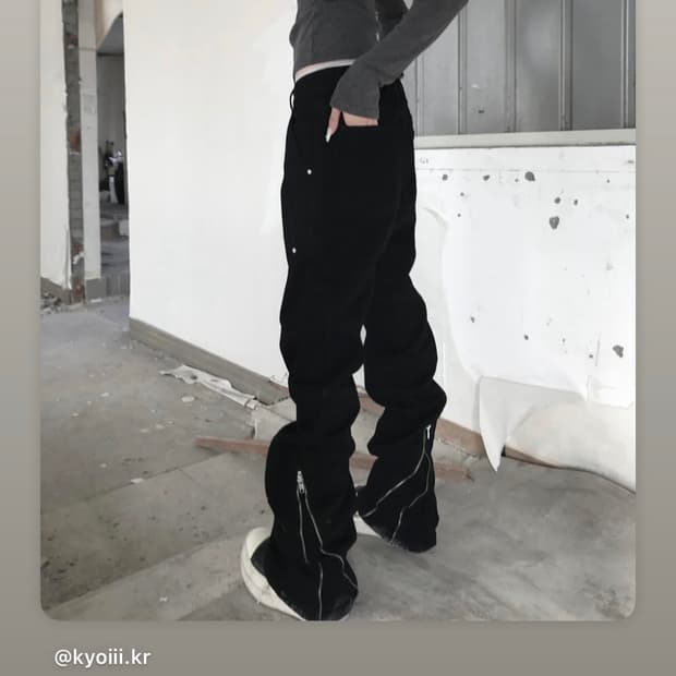 쿄이 kyoiii GRIND ZIP CARGO PT(BLACK) M