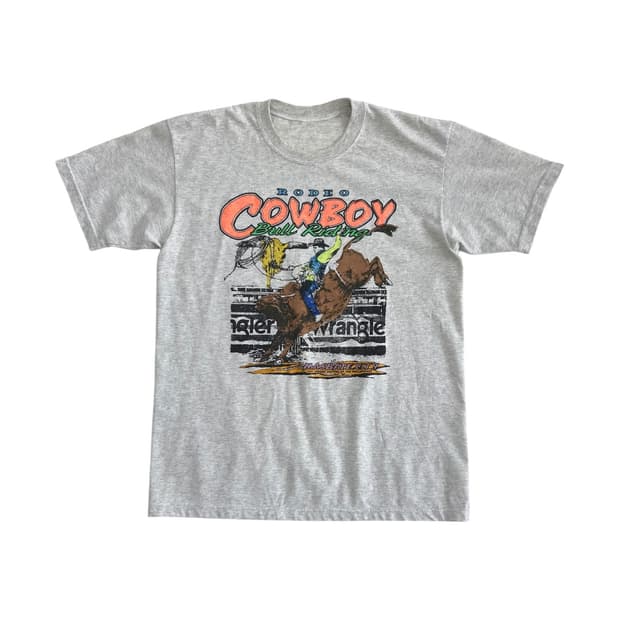 로데오 카우보이 불 라이딩 반팔티셔츠