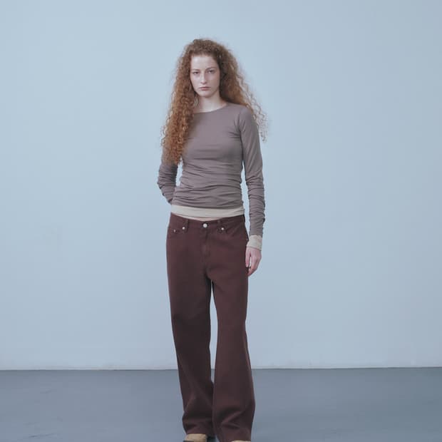 리포스 워시드 코튼 팬츠