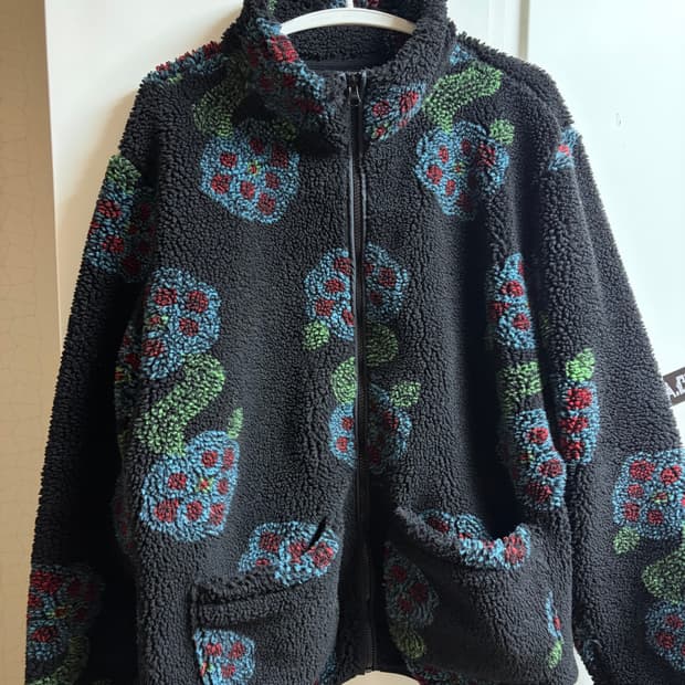 스투시 플로르 후리스 XL