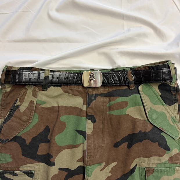 크롬하츠 벨트 대거 버클 벨트