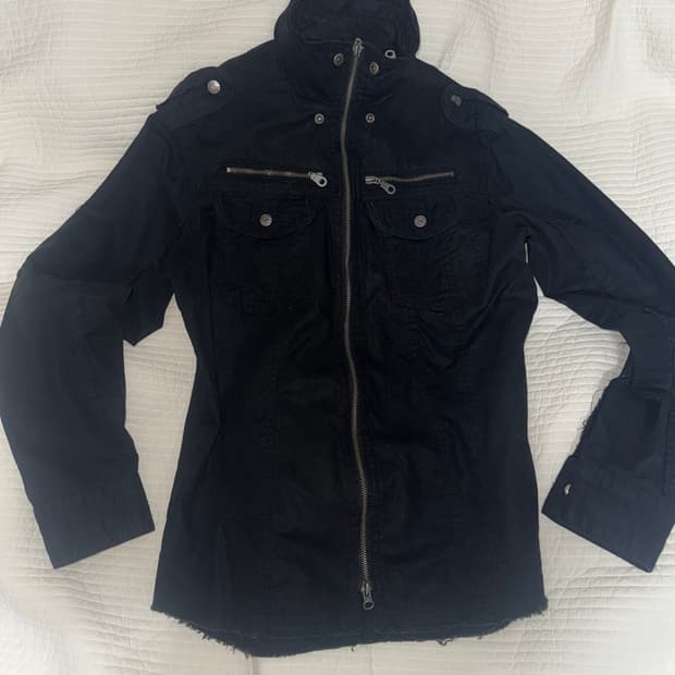 인더 아틱 in the attic homme 펑크 집업 셔츠 아우터