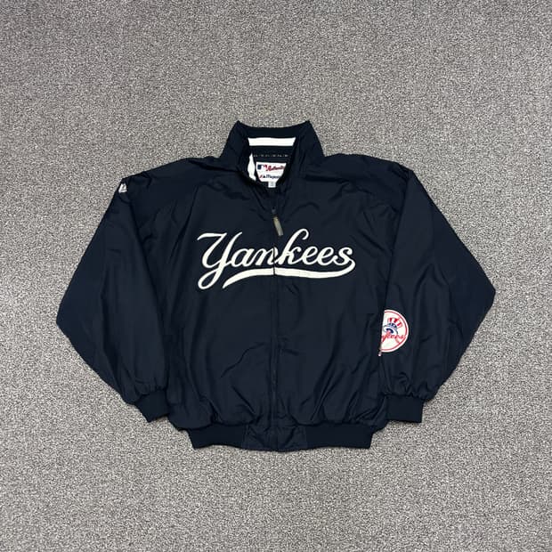 90s 빈티지 마제스틱 양키스 덕아웃 자켓