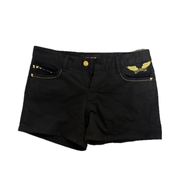 JABA JEANS 블랙 숏팬츠