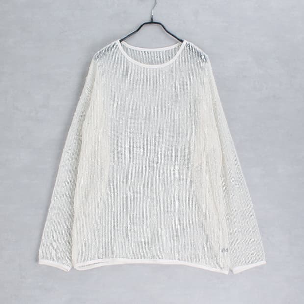 RELACHE _ crew neck mesh L/S
