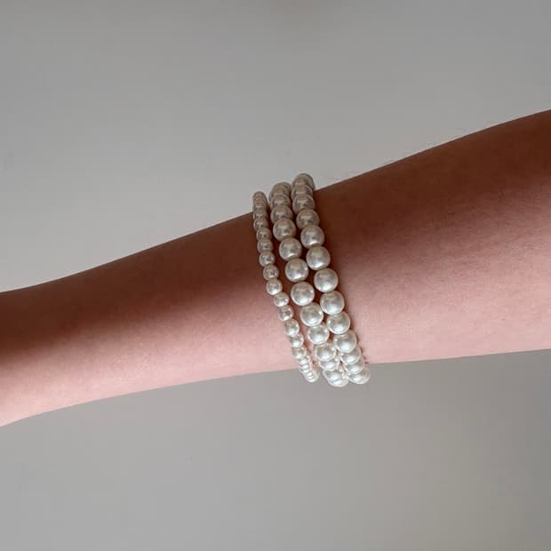 진주 레이어드 팔찌 세트