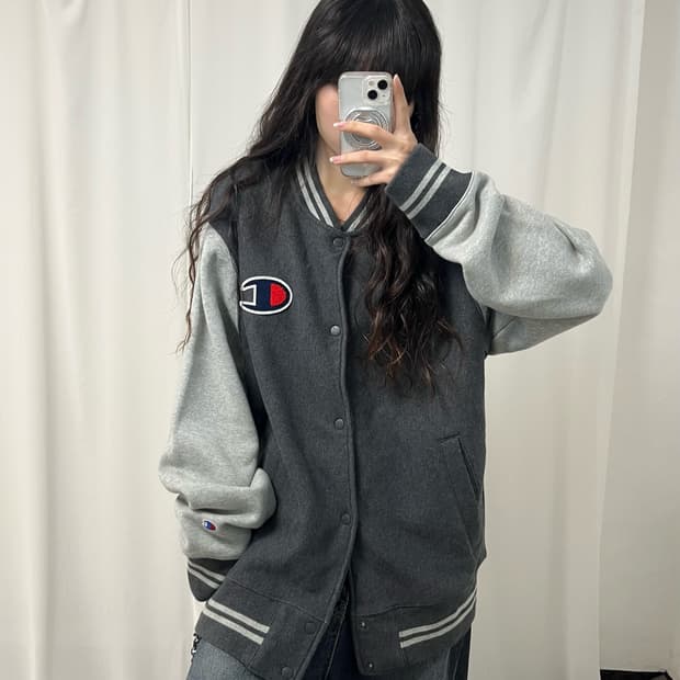 Champion Reverse Weave varsity jacket