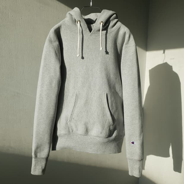 Champion red tag reverse weave hoodie