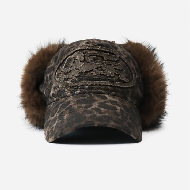 배드블러드 미스틱 트래퍼 햇 브라운레오파드