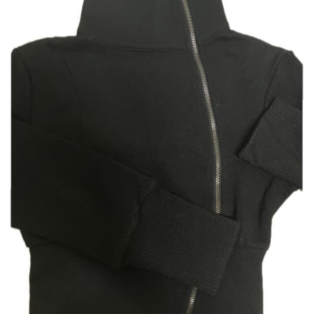 상태 안 좋음 본네 사선 니트 집업